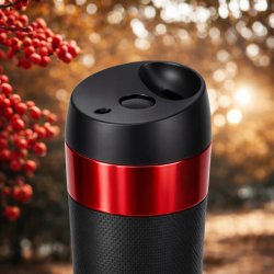 Kubek termiczny termos turystyczny próżniowy szczelny stalowy 450 ml