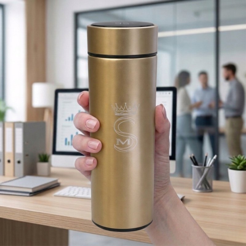 Kubek termiczny termos do kawy herbaty 500 ml wyświetlacz LCD szczelny