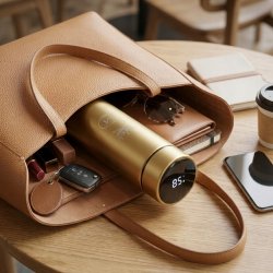 Kubek termiczny termos do kawy herbaty 500 ml wyświetlacz LCD szczelny