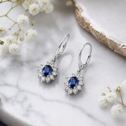 Piękne kolczyki srebrne 925 wiszące eleganckie
