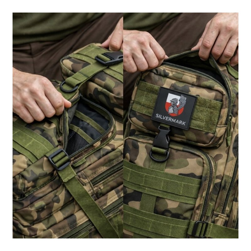 Plecak militarny taktyczny wojskowy turystyczny moro 35L survival Husarz
