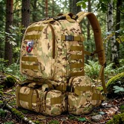 Plecak militarny taktyczny wojskowy turystyczny moro 50L survival Husarz