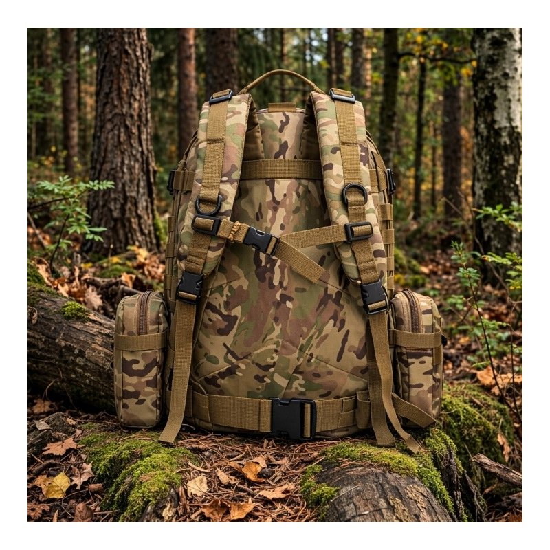 Plecak militarny taktyczny wojskowy turystyczny moro 50L survival Husarz