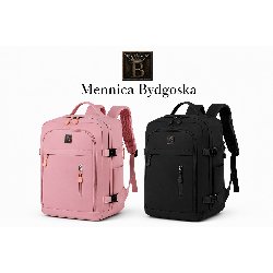 Czarny plecak bagaż podręczny 40x30x20 Ryanair Wizz Air kabinowy 20L
