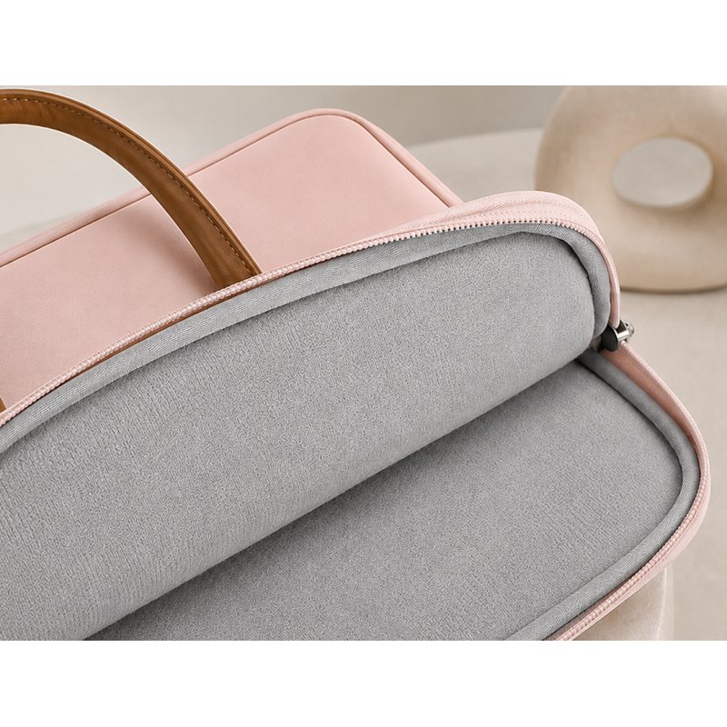 Różowa torba na laptopa etui teczka 15,6-16,1" wodoodporna