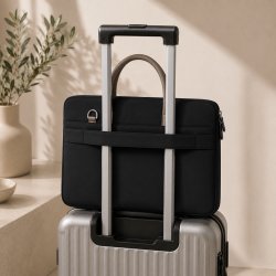 Czarna etui torba teczka na laptopa 15,6-16,1" wodoodporna
