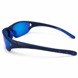 Okulary przeciwsłoneczne sportowe męskie polaryzacyjne UV400 niebieskie