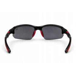Okulary męskie MB rowerowe polaryzacyjne uv4 stylowe czarno czerwone sport