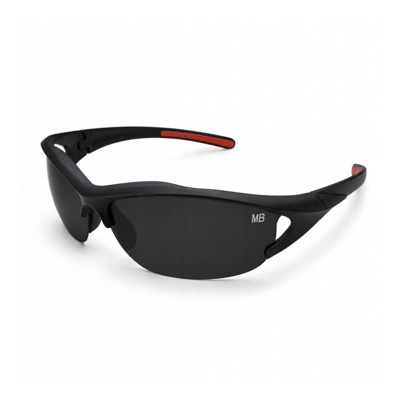 Okulary przeciwsłoneczne sportowe męskie polaryzacyjne UV400 czarne