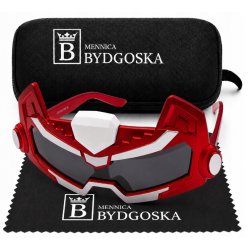 Okulary przeciwsłoneczne dla chłopca auto robot UV400 polaryzacja 2-9 lat