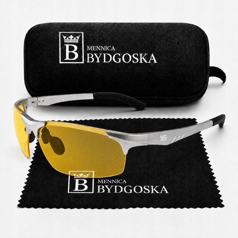Okulary przeciwsłoneczne sportowe męskie polaryzacyjne UV400 aluminiowe
