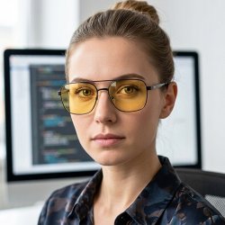 Okulary męskie damskie do komputera blokujące światło niebieskie UV400