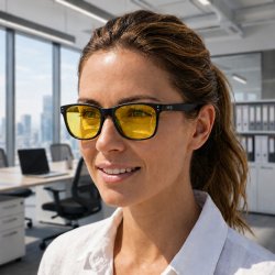 Okulary męskie damskie do komputera blokujące światło niebieskie filtr UV400
