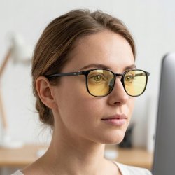 Okulary męskie damskie do komputera blokujące światło niebieskie UV400