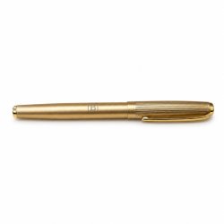 Długopis żelowy złoty elegancki na prezent ozdobnye etui czarny wkład