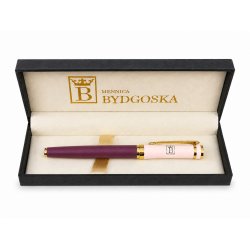 Pióro wieczne eleganckie różowe pióro wyjątkowy prezent orginalny z etui