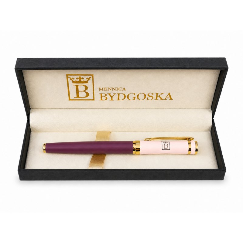Pióro wieczne eleganckie różowe pióro wyjątkowy prezent orginalny z etui
