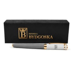 Pióro wieczne eleganckie złocone pióro oryginalny prezent premium etui