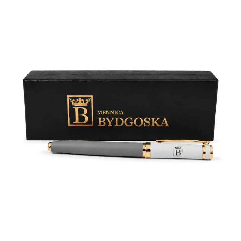 Pióro wieczne eleganckie złocone pióro oryginalny prezent premium etui