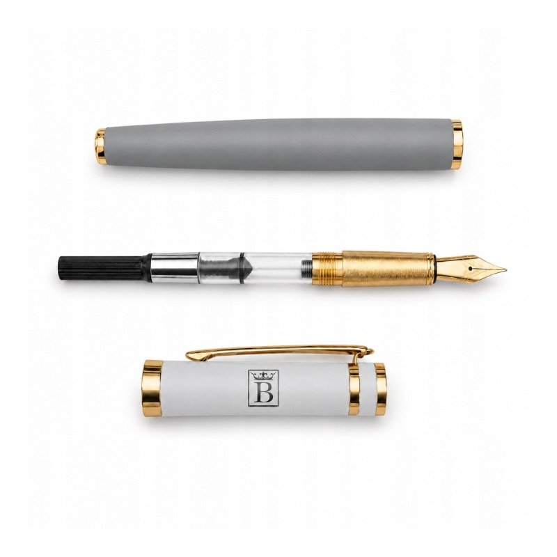 Pióro wieczne eleganckie złocone pióro oryginalny prezent premium etui