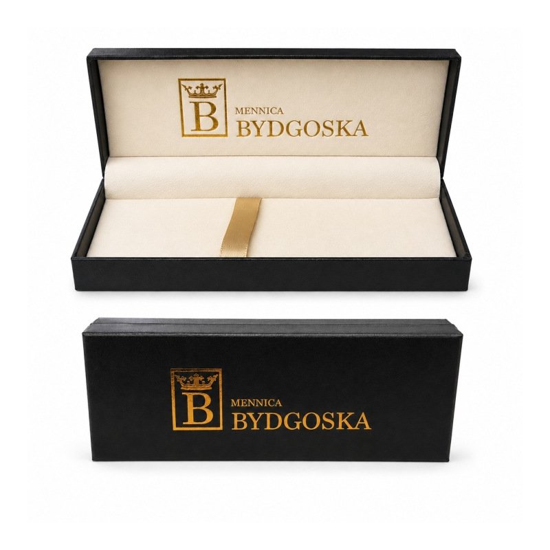 Długopis żelowy bordowy elegancki na prezent ozdobnye etui czarny wkład