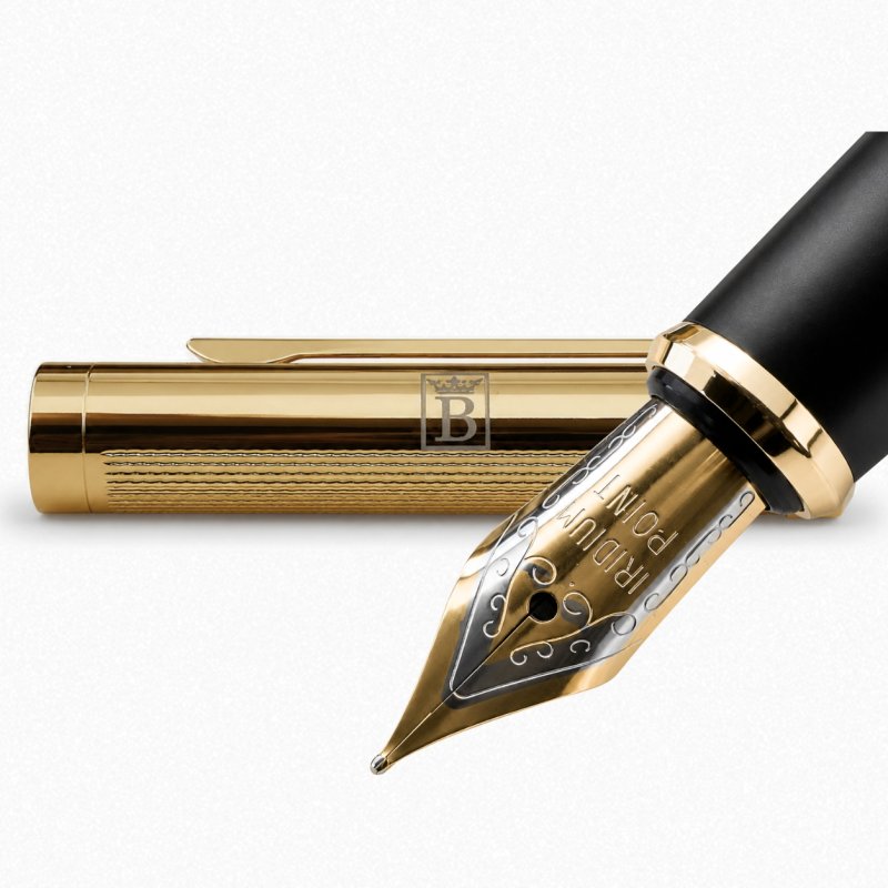 Pióro wieczne eleganckie złote pióro na prezent luksusowy z etuo premium grawer
