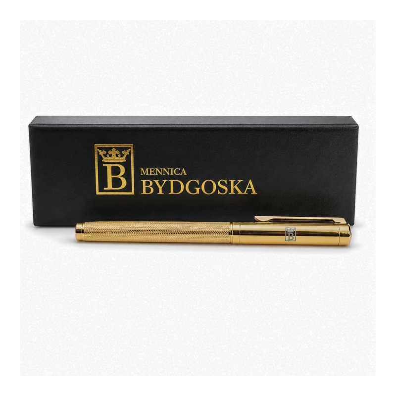 Pióro wieczne eleganckie złote pióro na prezent luksusowy z etuo premium grawer