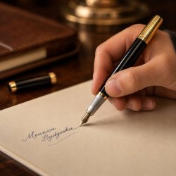 Pióro wieczne eleganckie czarne pióro na prezent luksusowy z etui premium