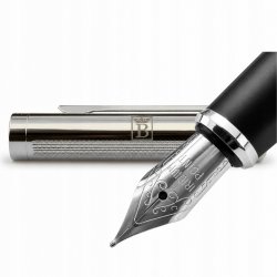 Pióro wieczne eleganckie srebrne pióro na prezent luksusowy z etui premium