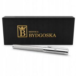 Pióro wieczne eleganckie srebrne pióro na prezent luksusowy z etui premium