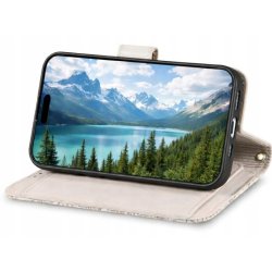 Etui portfelowe z eko skóry z zamkiem na karty iPhone 16 Pro Max pasek