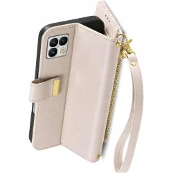 Etui portfelowe z eko skóry z zamkiem na karty iPhone 16 Pro Max pasek