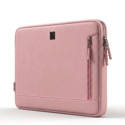 Różowe etui na laptopa torba teczka pokrowiec do pracy 14,4-15,6 cali