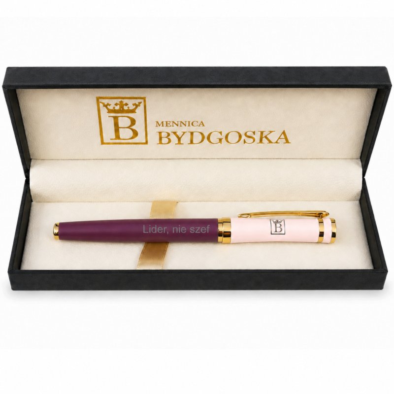 Pióro wieczne eleganckie różowe pióro wyjątkowy prezent orginalny z etui