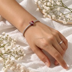 Charms srebrny serce srebro 925 koralik beads