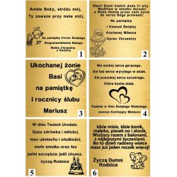Portfel damski biały elegancki ze skóry eko karty gotówkę ochrona RFID grawer