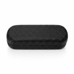 Eleganckie etui twarde na okulary korekcyjne przeciwsłoneczne czarne