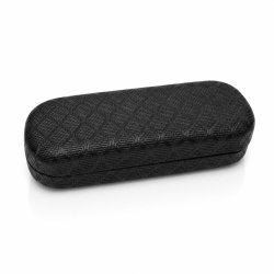Eleganckie etui twarde na okulary korekcyjne przeciwsłoneczne czarne