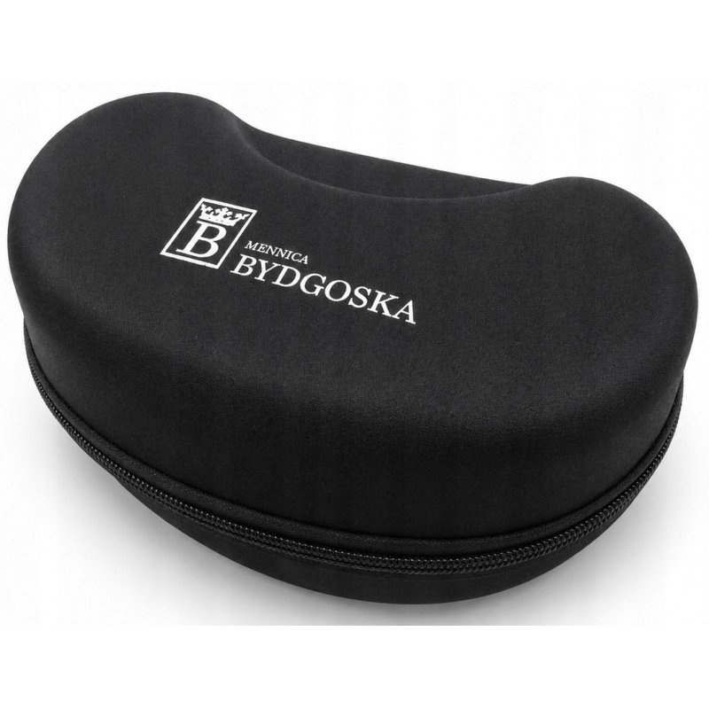 Eleganckie etui twarde na gogle narciasrkie snowbordowe czarne