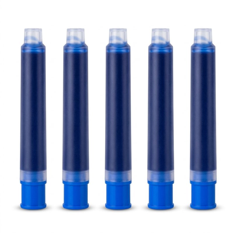 Naboje niebieskie do pióra wiecznego 3,4 mm - 5 szt