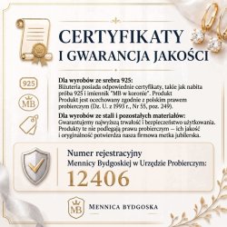Komplet biżuterii motylki dla dziewczynki stal chirurgiczna 316L wkrętki