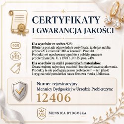 Naszyjnik damski łańcuszek z zawieszkami regulowany stal szlachetna 316L
