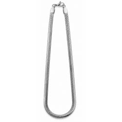 Damski naszyjnik taśma płaska żmijka stal szlachetna 316L 50 cm